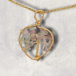 Wire Wrapped Tree Necklace